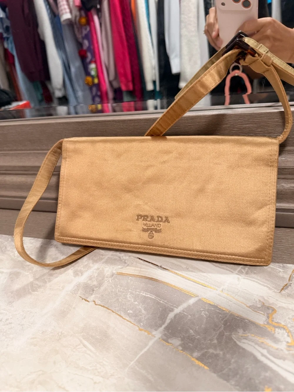 Prada classic messenger